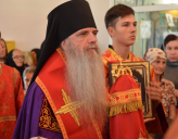 Всенощное бдение в Свято-Троицком соборе совершил епископ Мефодий