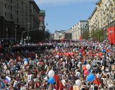 В Москве проходит шествие “Бессмертного полка”