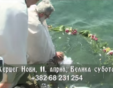 В Черногории организовано соборное крещение в Адриатическом море