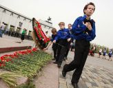В Москве состоялась акция «Георгиевский парад — дети победителей»