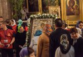 Десница и чудотворная икона Георгия Победоносца принесены в Санкт-Петербург