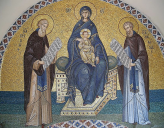 Новая мозаичная фреска в Святых Вратах Троице-Сергиевой Лавры