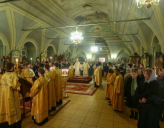 Новогодний молебен в Новодевичьем монастыре