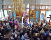 В Великий Четверг в Казанском храме была совершена Божественная литургия
